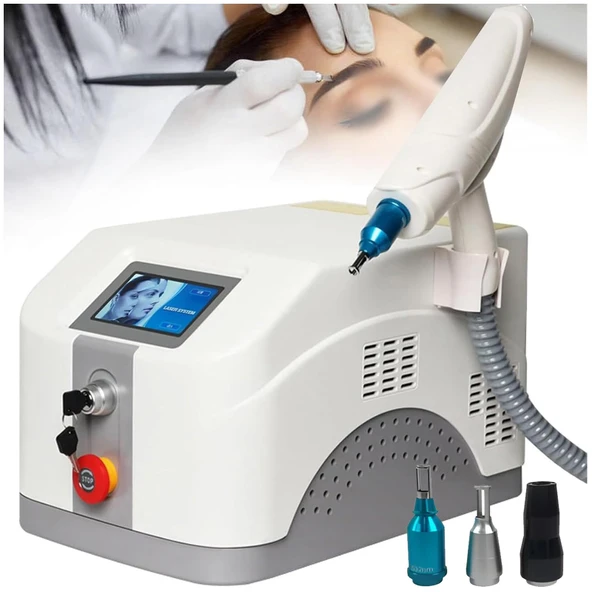 JXUANMM Profesyonel lazer dövme silme, lazer makinesi, dövme silme cihazı, kaş dövmesi, dudak dövmesi, göz kaldırma, pigment lekelerini giderme, soğutma sistemi 3 prob ürün görseli 1