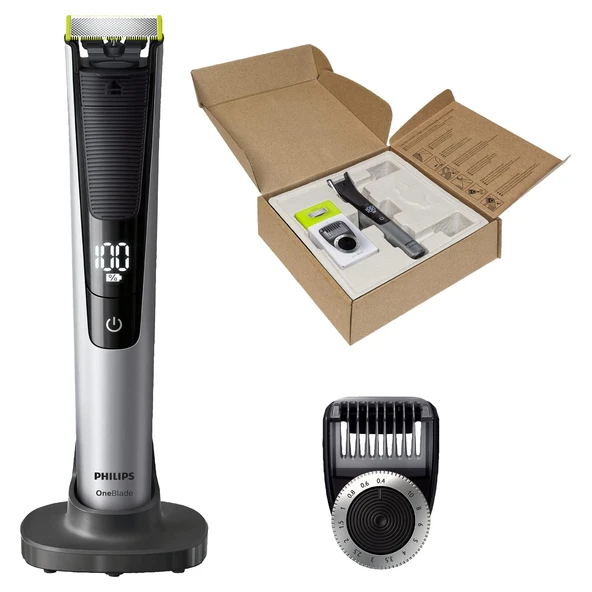 Benzersiz OneBlade teknolojisine sahip Philips OneBlade Pro Şekillendirici (model QP6520/30) ürün görseli 1
