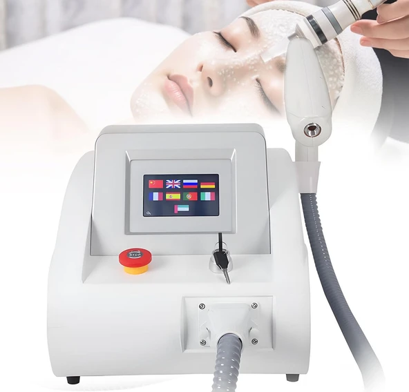 Lbxlhr Dövme Silme Makinesi Pikosaniye Lazer Teknolojisi, Kaş Pigmenti Dövme ve Kırışıklık Giderme için 1064nm 532nm 1320nm 3 Problu ürün görseli 1