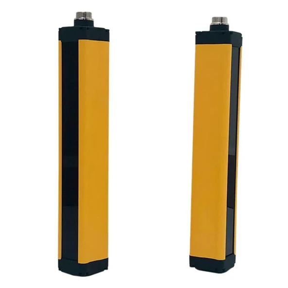 UOUOBEAR 20mm 28 Işın Işık Perdesi Sensör Anahtarı emniyet ışık ızgarası Güvenlik Cihazı Otomasyon Ekipmanları DC 24V Verici (Maksimum tarama 10 m, NPN) ürün görseli 1