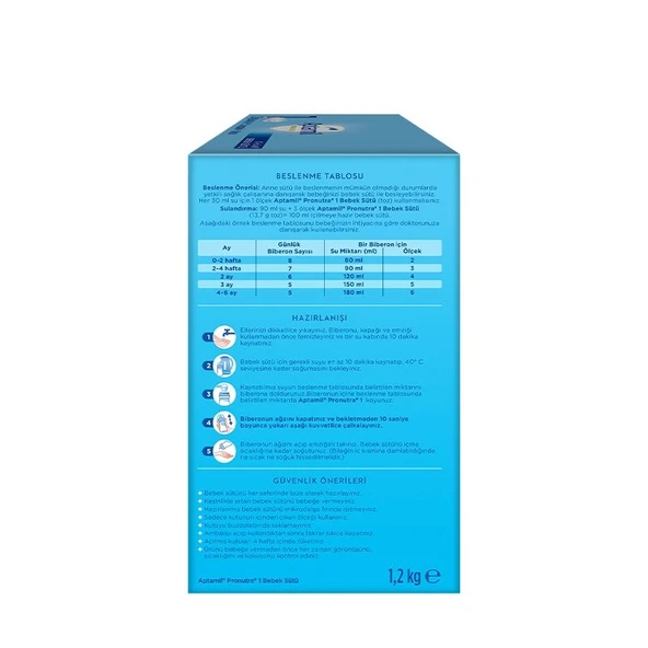 Aptamil Bebek Sütü Maması No1 0-6 Ay 1200 Gr ürün görseli 1