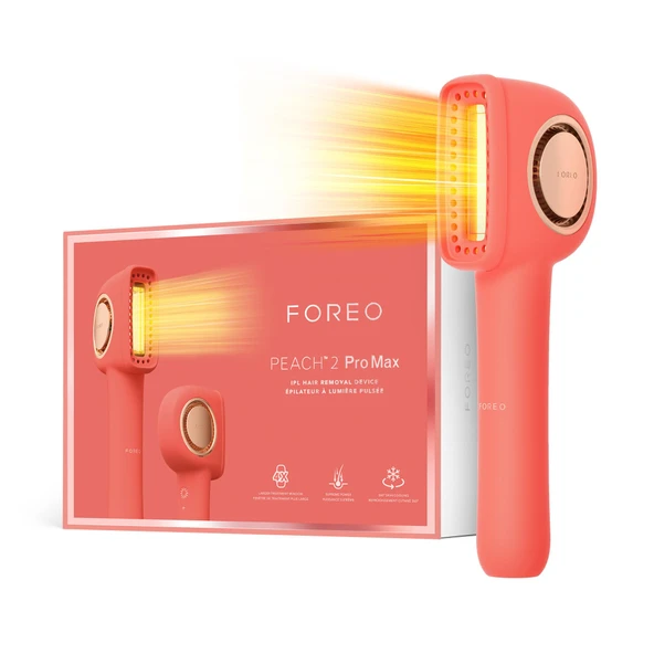 FOREO PEACH 2 Pro Max IPL epilasyon cihazı - Kadınlar ve erkekler için gelişmiş epilatör - Yüz ve vücutta pürüzsüz bir cilt için - IPL cihazları epilasyon ürün görseli 1