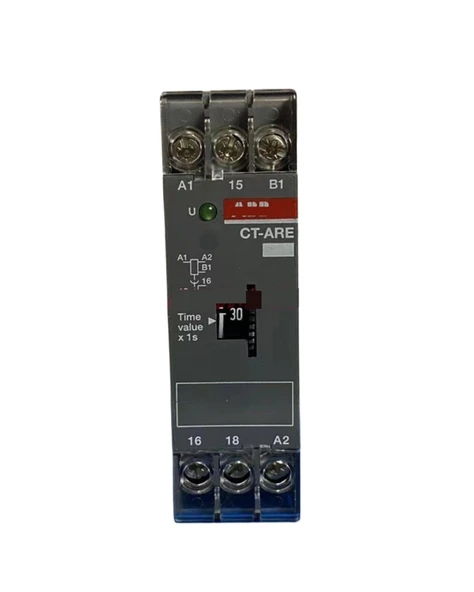 UOUOBEAR zaman rölesi CT-Are 1SVR550127R4100 1 değiştirme kontağı, 0,3-30 s, 24 VAC/DC, 220-240 VAC ürün görseli 1