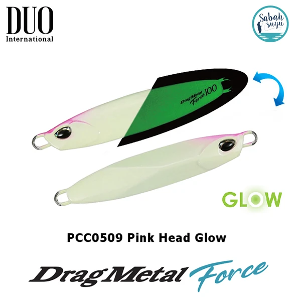 Duo Drag Metal Force Jig 80gr. 80mm PCC0509 Pink Head Glow ürün görseli 1