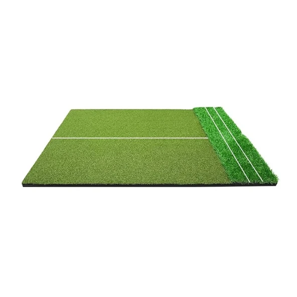 Pujindu Golf Vuruş Mat Suni Çim Mat Kauçuk Tees ile Golf Eğitim Mat Golf Tahrik ve Yonga için Eğitim Yardımcıları (150x120cm-A) ürün görseli 1