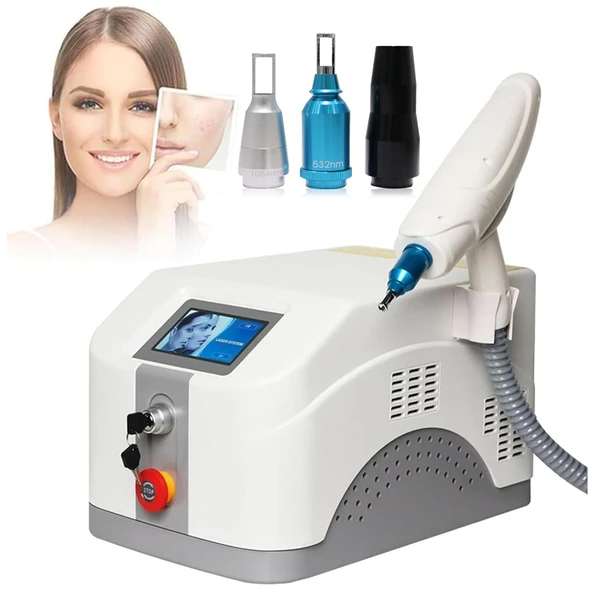 Lazer Dövme Silme Lazer Makinesi Dövme Silme Cihazı Kaş Dövme Dudak Dövme Göz Pigment Kaldırma Noktaları Kaldırma Soğutma Sistemi Makinesi Profesyonel Güzellik 3-Problar ürün görseli 1