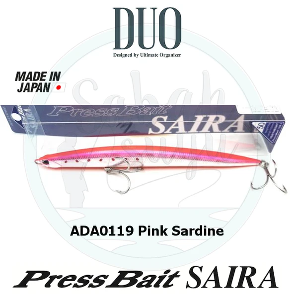 Duo Press Bait Saira 175 ADA0119 Pink Sardine ürün görseli 1
