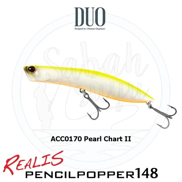 Duo Realis Pencil Popper 148 SW ACC0170 Pearl Chart II ürün görseli 1