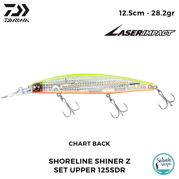 Daiwa SLS-Z Set Upper 125SDR-LI 12.5cm 28.2gr LI Chart Back ürün görseli 1