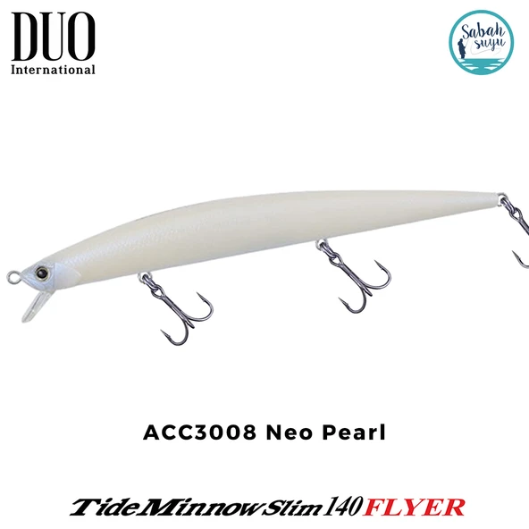 Duo Tide Minnow Slim 140 FLYER ACC3008 Neo Pearl ürün görseli 1