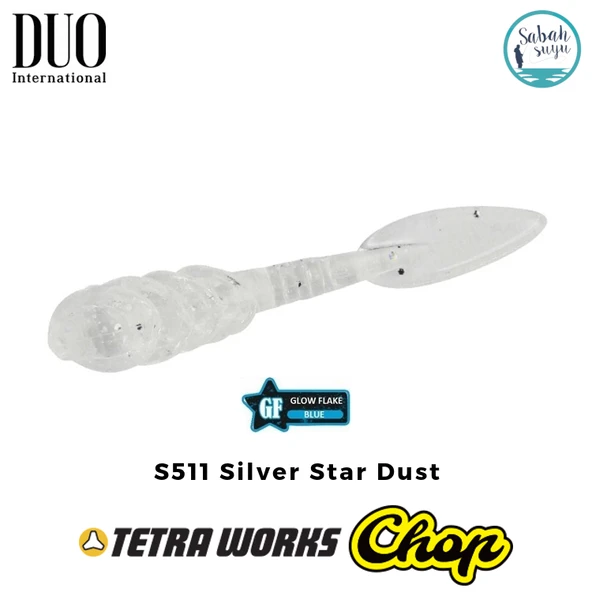 Duo Tetra Works Chop LRF Silikon 35mm. S511 Silver Stardust ürün görseli 1