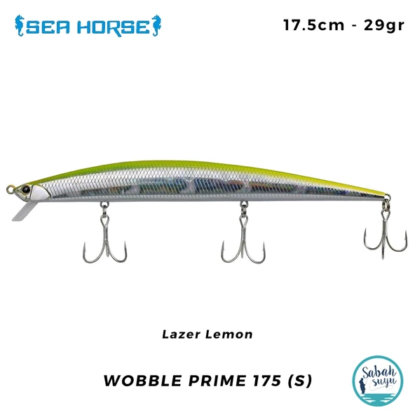 Sea Horse Wobble Prime 175 (S) 17.5cm 29gr Lazer Lemon ürün görseli 1