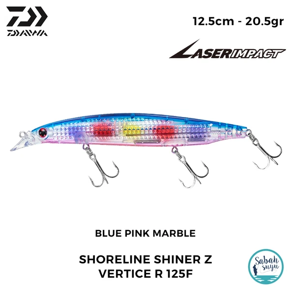 Daiwa SLS-Z Vertice R 125F-LI 12.5cm 20.5gr LI Blue Pink Marble ürün görseli 1