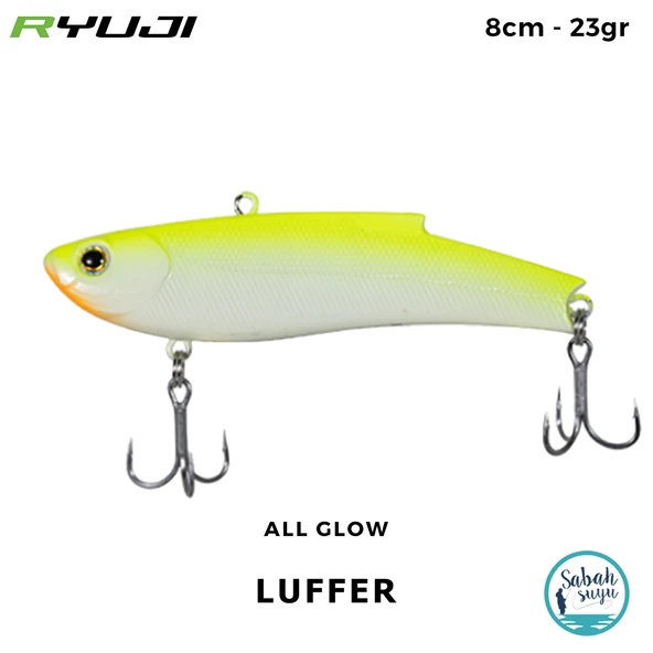 Ryuji Luffer Vibrasyon Jig 8cm 23gr All Glow ürün görseli 1