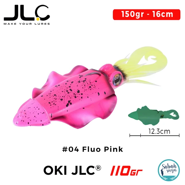 JLC Oki 110 Set 150gr 16cm #04 Pink Silikon Sübye ürün görseli 1