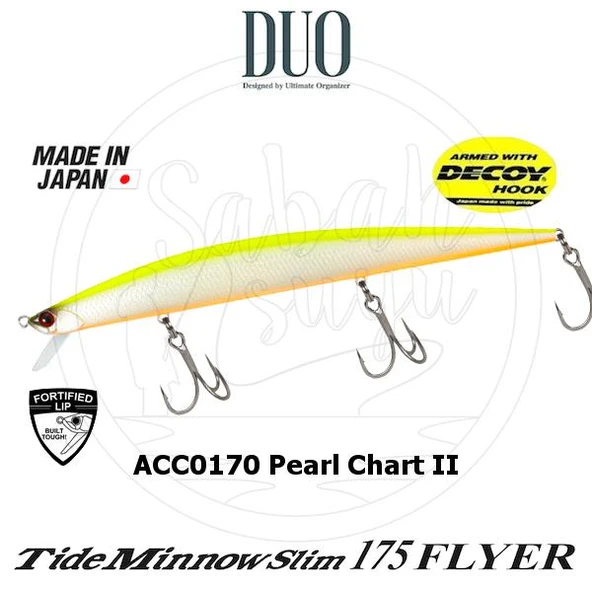 Duo Tide Minnow Slim 175 FLYER ACC0170 Pearl Chart II ürün görseli 1