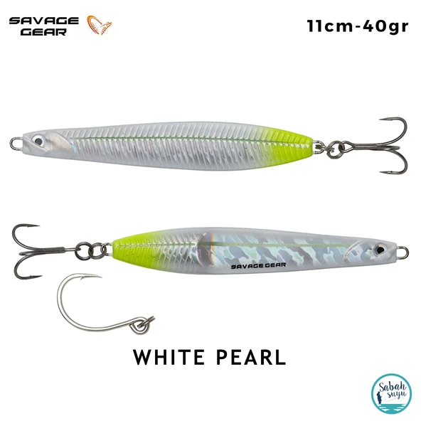 Savage Gear Surf Seeker 11cm 40gr Kaşık Yem White Pearl ürün görseli 1
