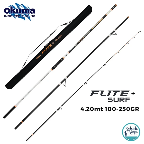 Okuma Flite+ 4.20mt 100-250gr (3P) Surf Kamış ürün görseli 1