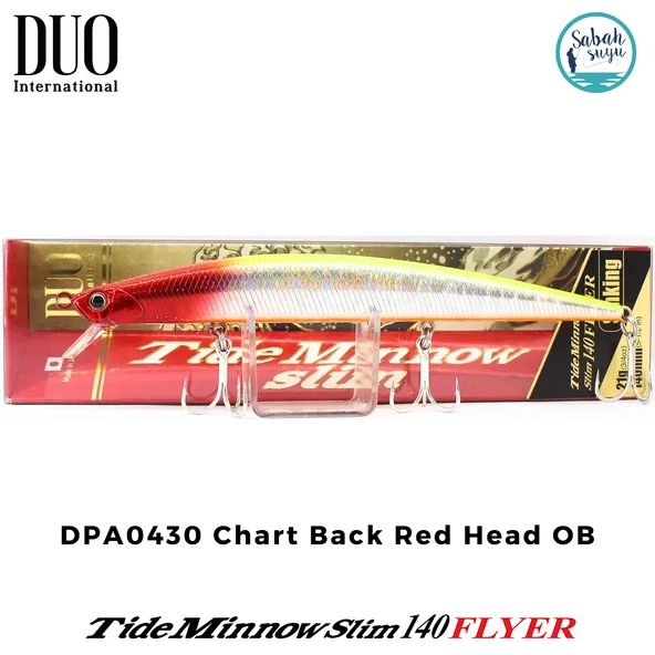 Duo Tide Minnow Slim 140 FLYER DPA0430 Chartback Red Head OB ürün görseli 1