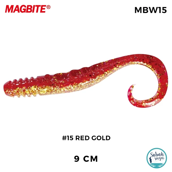 Magbite Silikon Ahtapot Bacağı 9cm #15 Red Gold (4 Adet) ürün görseli 1
