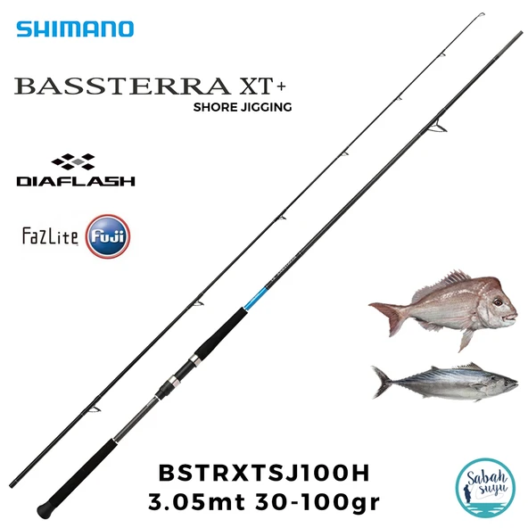 Shimano Bassterra XT 100H 3.05mt 30-100gr (2P) Shore Jigging Kamış ürün görseli 1