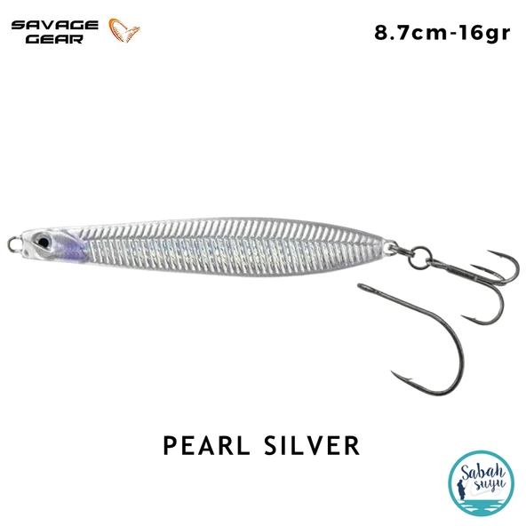 Savage Gear Seeker ISP 87mm 16gr Kaşık Yem Pearl Silver ürün görseli 1