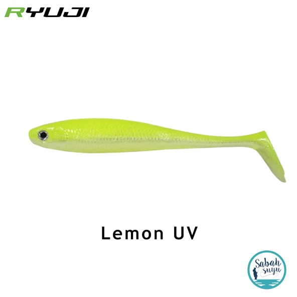 Ryuji Panic Shad 9cm 5.5gr Silikon Balık (3 Adet) Lemon UV ürün görseli 1