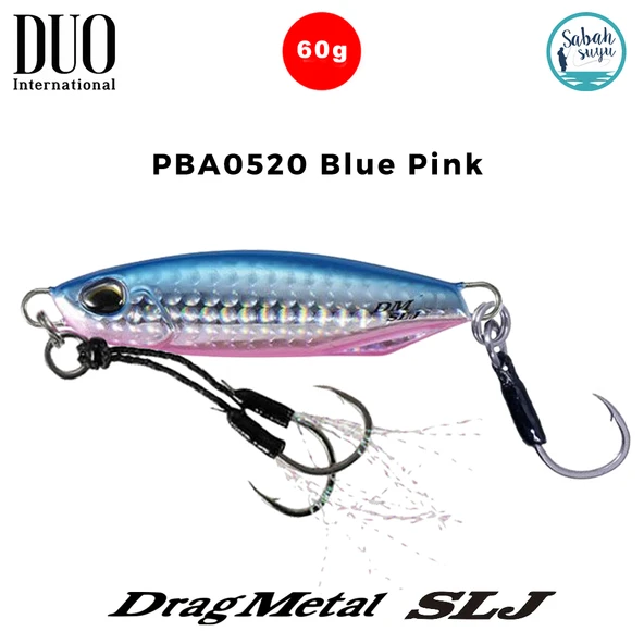 Duo Drag Metal SLJ Jig 60gr 70mm PBA0520 Blue Pink ürün görseli 1