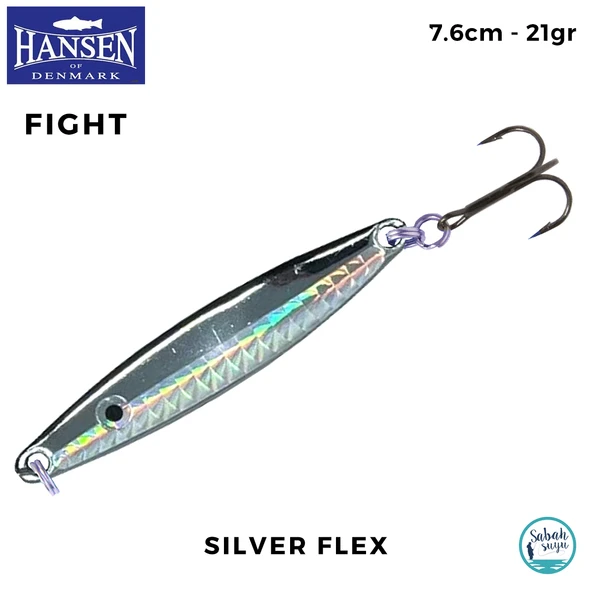 Hansen Fight Kaşık 7.6cm 21gr Silver Flex ürün görseli 1