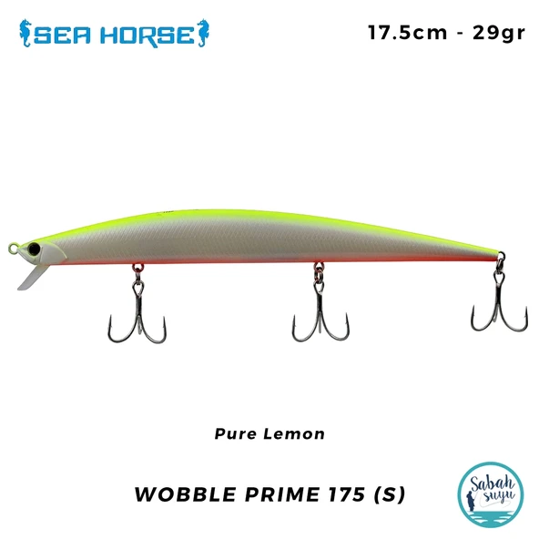 Sea Horse Wobble Prime 175 (S) 17.5cm 29gr Pure Lemon ürün görseli 1