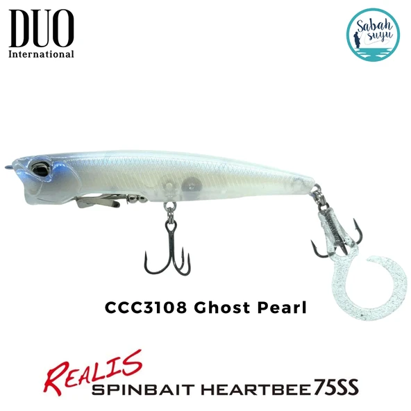 Duo Realis Spinbait Heartbee 75SS CCC3108 Ghost Pearl ürün görseli 1