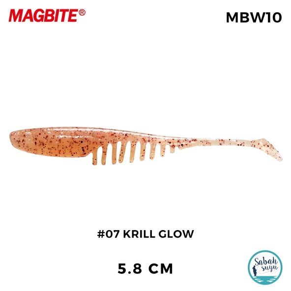 Magbite Chucky 5.8cm #07 Krill Glow Kokulu Silikon Yem (6 Adet) ürün görseli 1