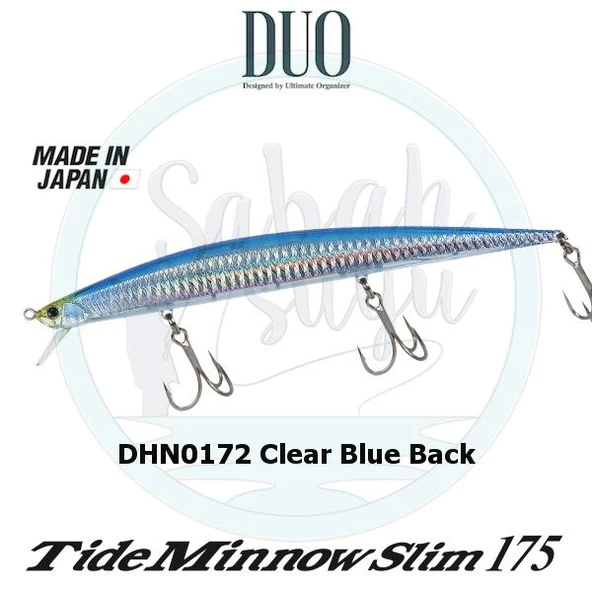 Duo Tide Minnow Slim 175 DHN0172 Clear Blue Back ürün görseli 1