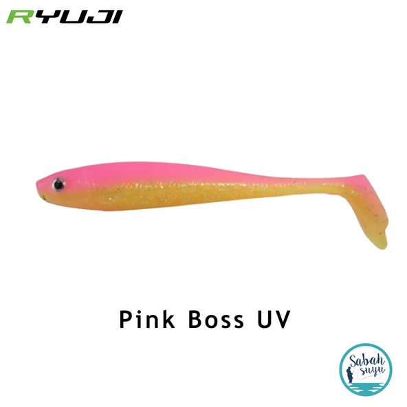 Ryuji Panic Shad 9cm 5.5gr Silikon Balık (3 Adet) Pink Boss UV ürün görseli 1