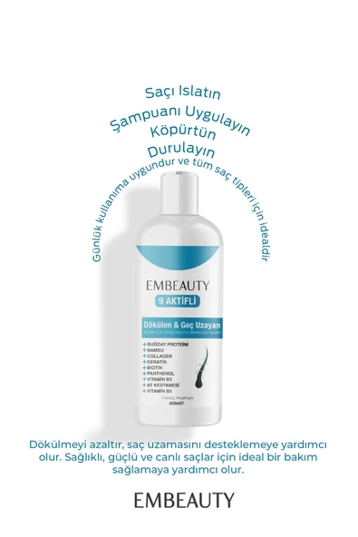 Saç Dökülmesine Karşı Besleyici Şampuan 400 ml ürün görseli 1