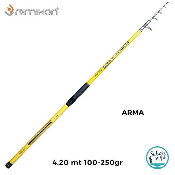 Remixon Arma 4.20mt 100-250gr Teleskopik Surf Kamış ürün görseli 1