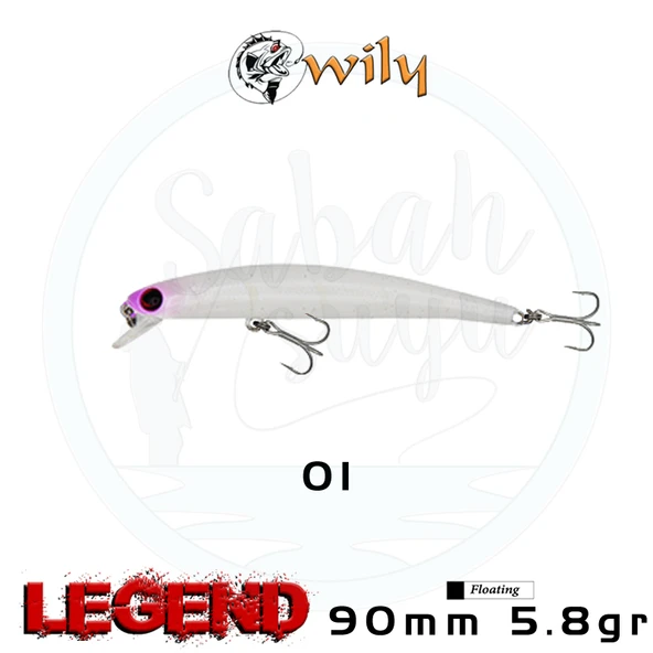 Wily Legend 90F 9cm 5.8gr No:01 Maket Balık ürün görseli 1