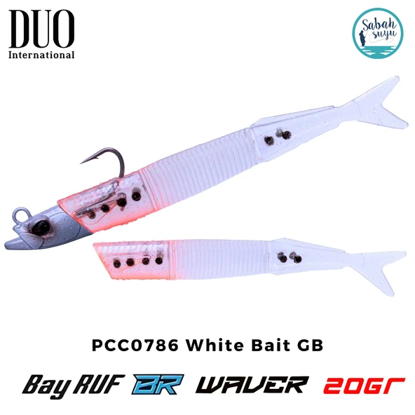 Duo Bay Ruf BR Waver ZN 20gr 15.5cm Combo (2+1) PCC0786 White Bait GB ürün görseli 1
