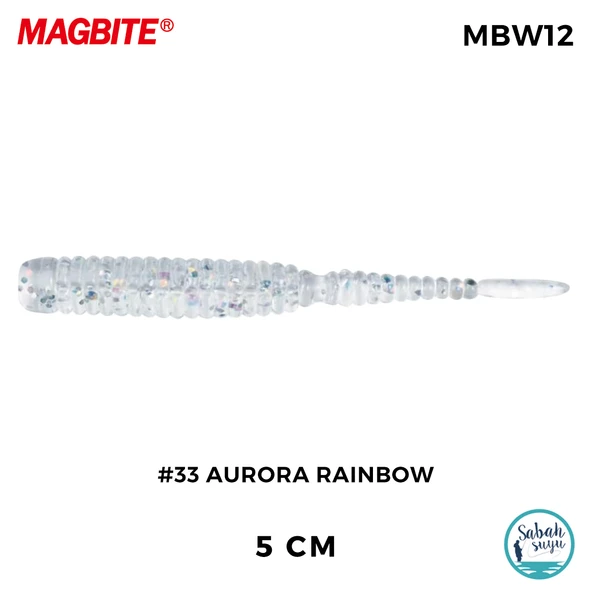 Magbite Stan 5cm #33 Aurora Rainbow Kokulu Silikon Yem (8 Adet) ürün görseli 1