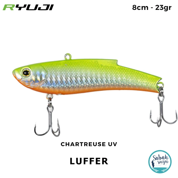 Ryuji Luffer Vibrasyon Jig 8cm 23gr Chartreuse UV ürün görseli 1
