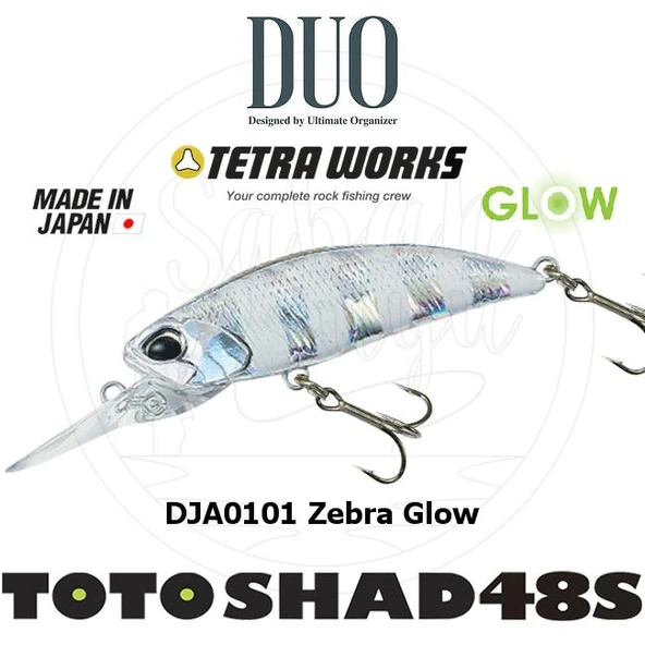 Duo Tetra Works Toto Shad 48S DJA0101 Zebra Glow ürün görseli 1