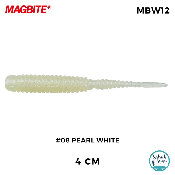 Magbite Stan 4cm #08 Pearl white Kokulu Silikon Yem (8 Adet) ürün görseli 1