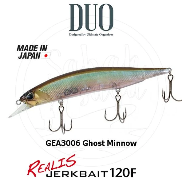 Duo Realis Jerkbait 120F GEA3006 Ghost Minnow ürün görseli 1