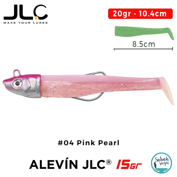 JLC Alevin Set 20gr 10.4cm #04 Pink Pearl Silikon Balık ürün görseli 1