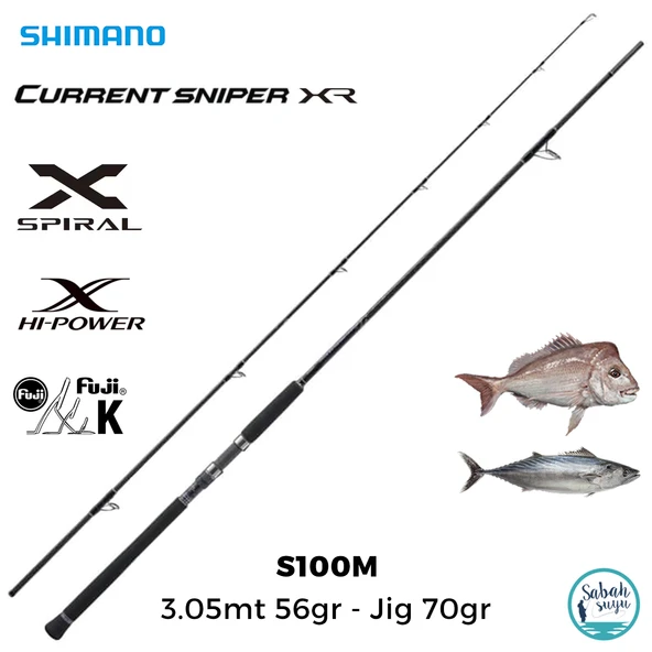 Shimano Currentsniper XR S100M 3.05mt 56gr - Jig 70gr (2P) Shore Jigging Kamış ürün görseli 1