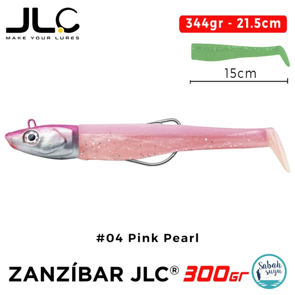 JLC Zanzibar 300 Set 344gr 21.5cm #04 Pink Pearl Silikon Balık ürün görseli 1