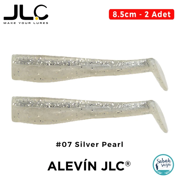 JLC Alevin 8.5cm 5gr #07 Silver Pearl Silikon Kuyruk (2 Adet) ürün görseli 1
