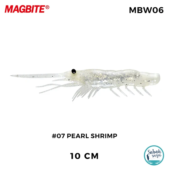 Magbite Snatch Bite Shrimp 10cm #07 Pearl Shrimp (4 Adet) ürün görseli 1