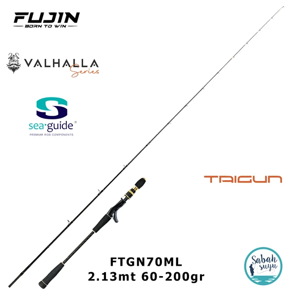Fujin Valhalla Taigun FTGN70ML 2.13mt 60-200gr (S2P) Tetikli Tai Rubber Kamış ürün görseli 1