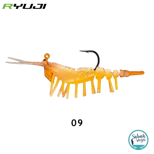 Ryuji Ayu Shrimp 7.5cm 7.2gr Silikon Karides 09 UV ürün görseli 1